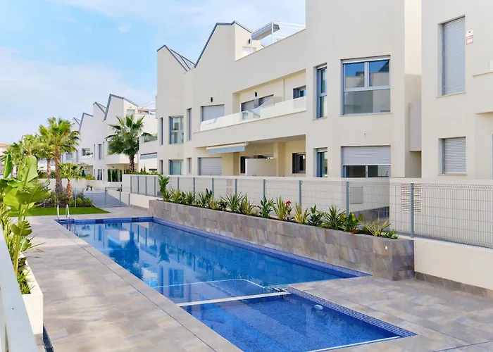 Lägenhet Amalia Ii - Heated Pool, Sauna & Jacuzzi Torrevieja